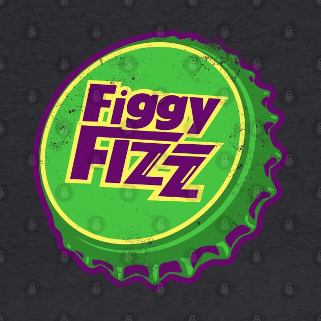 Retro Vintage Figgy Fizz Soda Bottlecap by StudioPM71
